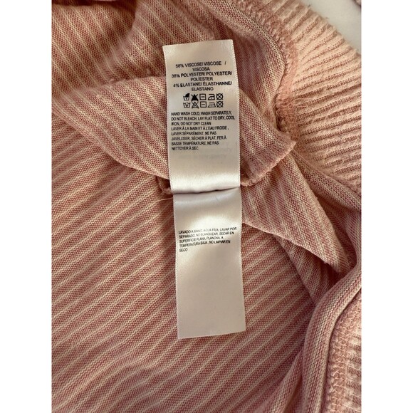Lucky Brand Women's Pink Striped Pullover Sweater Size S - Picture 5 of 7
